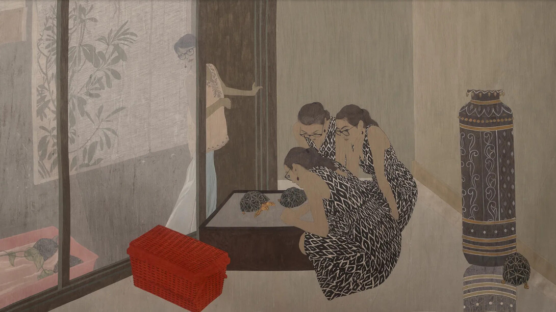 Krisha Bhuva, Silent presence II (detail). Courtesy of Emami Art