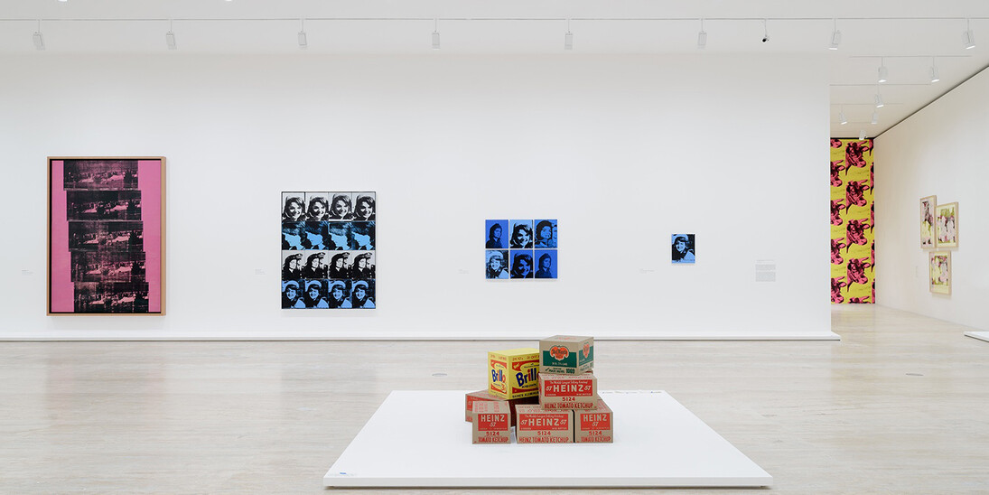 Andy Warhol. Dark Star, exhibition view. Courtesy of Museo Jumex