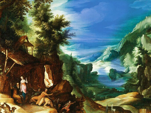 Muchos ateos sustituyen la figura divina por la valoración del ser humano, la moralidad, la compasión y el racionalismo. Paul Bril (1554-1626) «Paisaje con la tentación de San Antonio», 1570 y 1626, óleo sobre lienzo. Colección privada