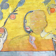 Magnus Plessen, The golden hour (détail). Avec l’aimable autorisation de la Galerie Lelong