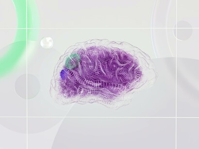 Desenho digital do cérebro humano