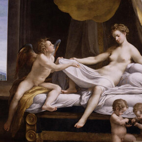 Danaë, about 1530, Correggio (Antonio Allegri), oil on canvas. Galleria Borghese, Ministero dei Beni e delle attività culturali e del Turismo, Rome