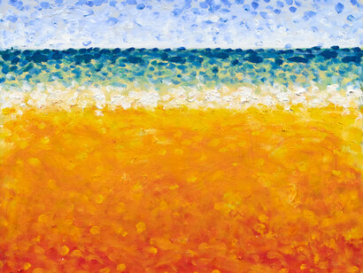 Paul Resika, The beach #8 (detail), 2026. Courtesy of Bookstein Projects