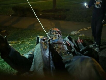 Why statues are going down?