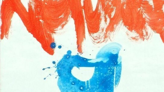 Dorothy Goode, detail of Sharpie Looks for God #19 - 2014, Egg Tempera & Sharpie on Panel, 15 x 15 inches