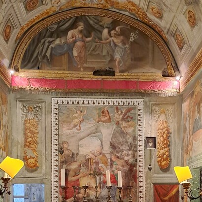 Castello Massimo, Cappella gentilizia dedicata a San Filippo Neri, Arsoli Roma, Italia, ph. Roberto Luciani