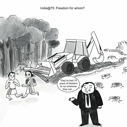 India celebrates 75 years of independence, but for whom? @ Poorva Goel & Ashish Kothari