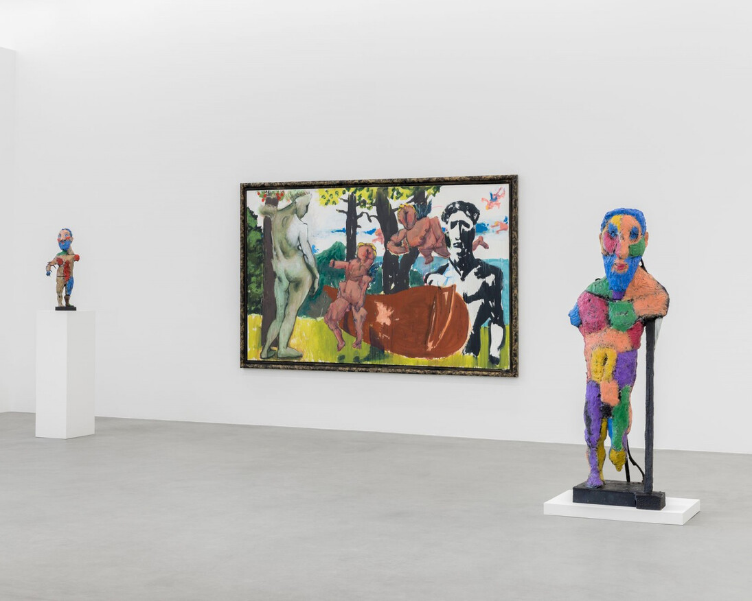 Markus Lüpertz, Exhibition view. Courtesy of Almine Rech gallery