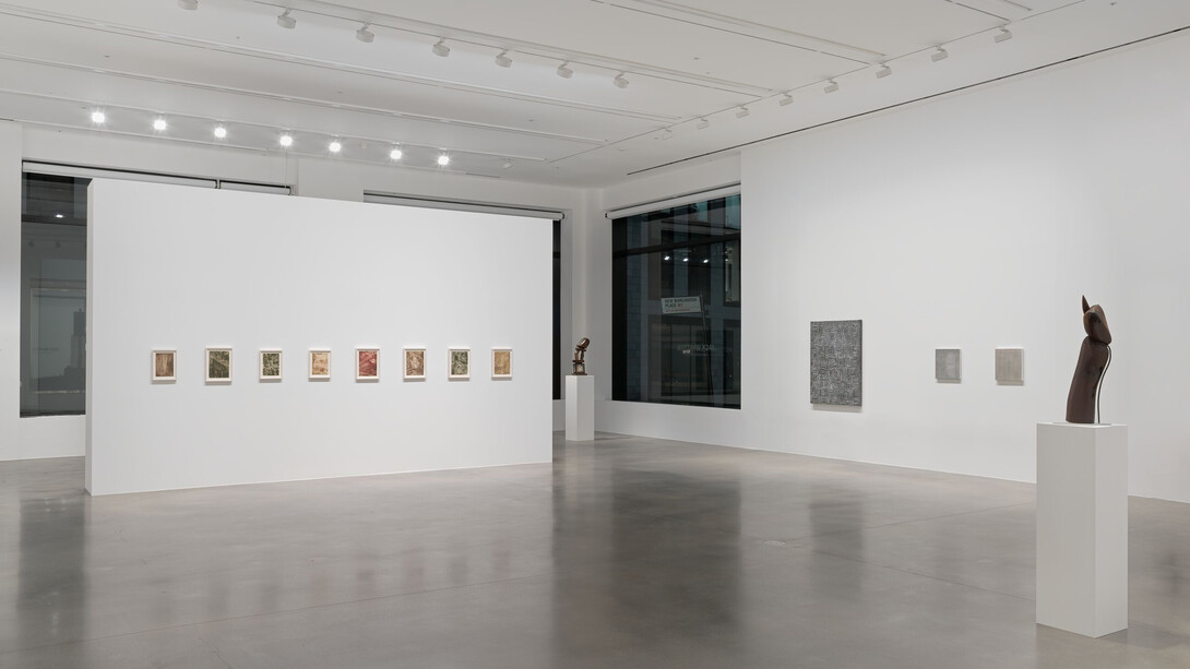 Jack Whitten, Speedchaser, exhibition view. Courtesy of Hauser & Wirth