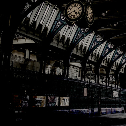Interior del mercado de carne