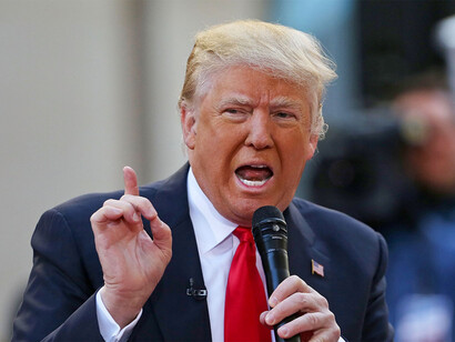 Il futuro Presidente degli Stati Uniti Donald Trump