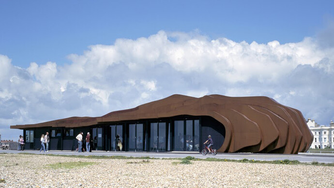 Heatherwick Studio, East Beach Café, Littlehampton, UK, 2005–2007. Photo: Andy Stagg