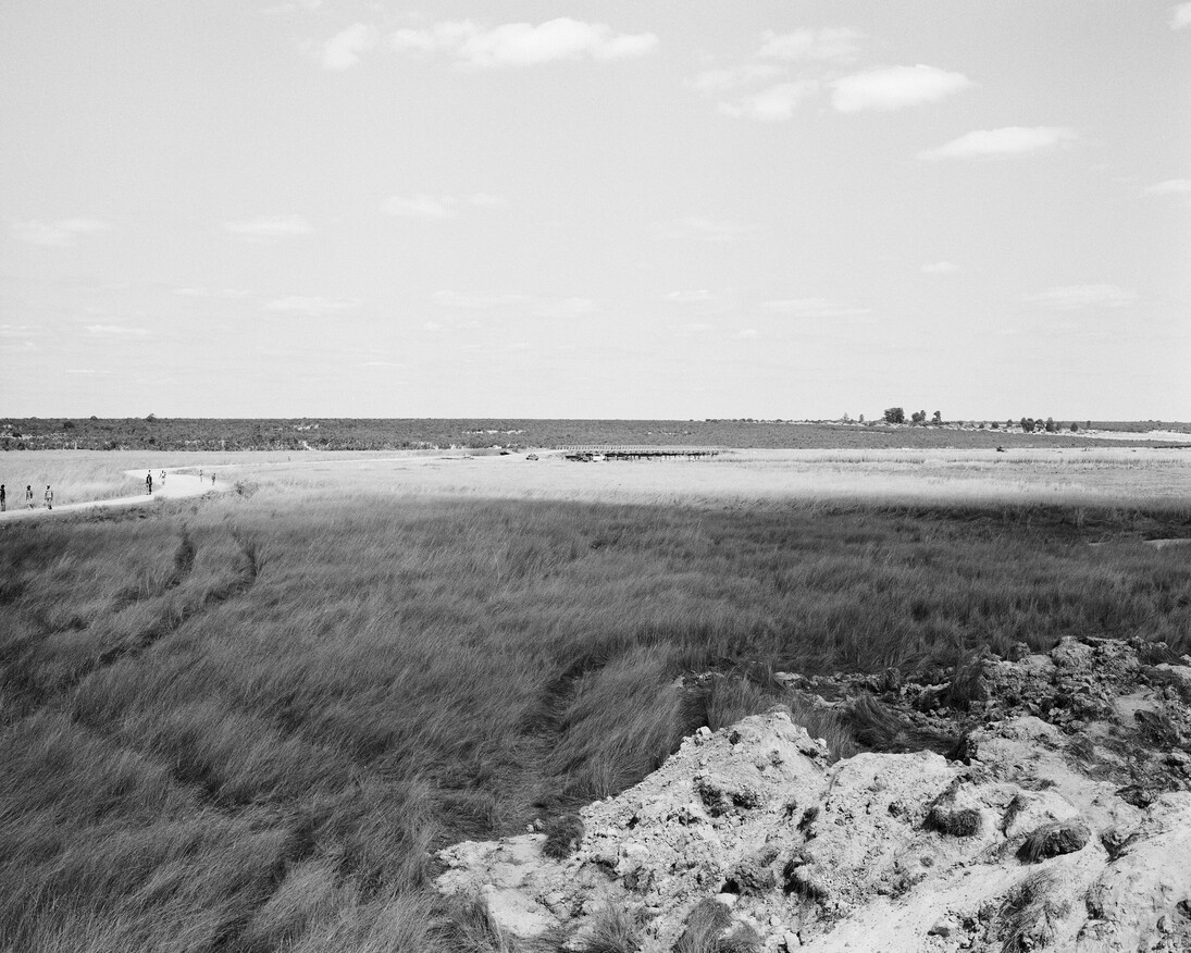 Jo Ractliffe (South African, born 1961)
The battlefield at Cuito Cuanavale, 2009
From the series As Terras do Fim do Mundo
Inkjet prints, 2015
On loan from the artist, courtesy Stevenson, Cape Town and Johannesburg
© Jo Ractliffe. Courtesy of Stevenson, Cape Town and Johannesburg
