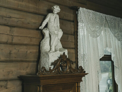 Edvard Grieg's villa, exhibition view. Courtesy of Kode Museums 