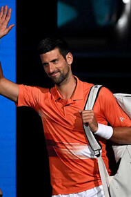 Novak Djokovic. Il est le grand, le méga, l’ultra favori du premier Grand Chelem © William West - AFP