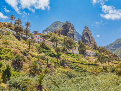 Isla La Gomera, ubicada en en la Comunidad Autónoma de Canarias, España