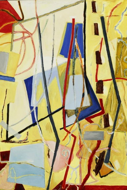 Katherine Porter, East Port (detail), 2004, Oil on canvas, 55x 44 in. Courtesy of the artist and LewAllen Galleries