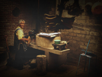 En la cocina, foto Roberto López Mélinchon