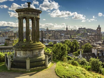 Edinburgh from Carlton Hill, Scotland