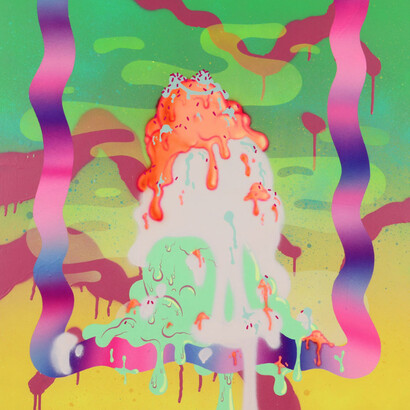 Buff Monster, Untitled, 2018, 24x24 in.