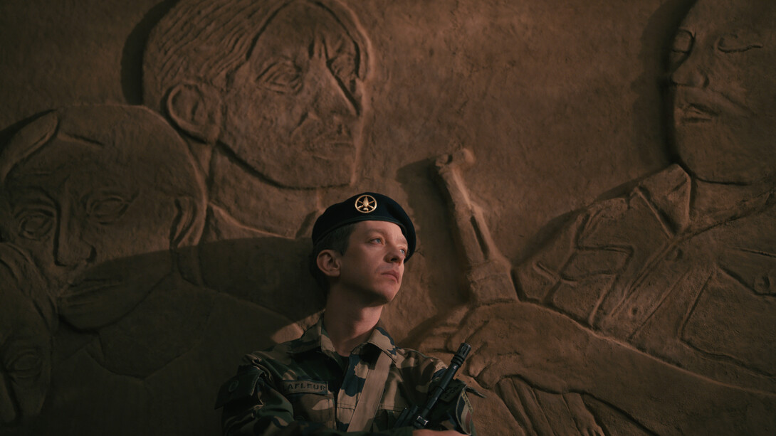 Ali Cherri, still from The sentinel (detail), 2026. Courtesy the artist and
Almine Rech Gallery