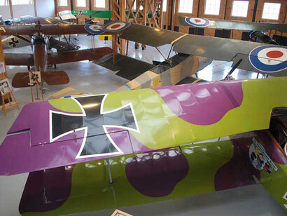 WWI Hangar. Courtesy of Military Aviation Museum
