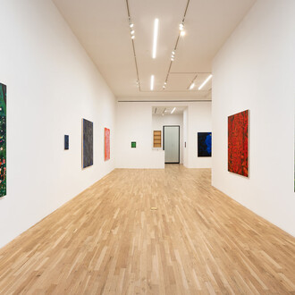 Sarah Gamble, Trip the light fantastic, exhibition view. Courtesy of Derek Eller Gallery
