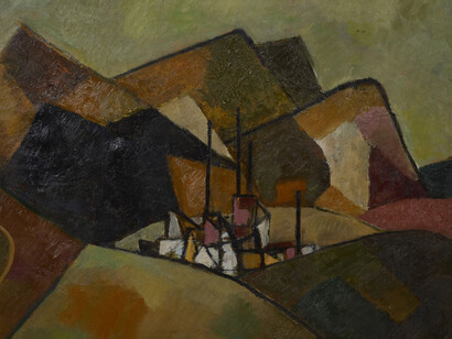 Tomiyama Taeko, Small mine (detail), 1953. Courtesy of Yokohama Museum of Art
