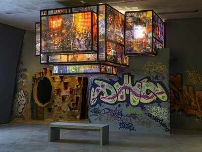 Rob Voerman, Entropic empire, exhibition view. Courtesy of Museum der Moderne