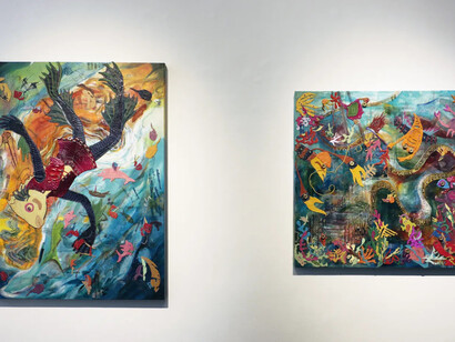 Josephine Turalba, We are the sea, exhibition view. Courtesy of 10 Chancery Lane Gallery