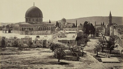 Religion and politics intersect in the contested landscape of Jerusalem, where sacred landmarks like the Dome of the Rock are central to competing claims