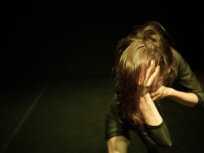 Stefania Tansini in La grazia del terribile, foto di Luca Del Pia