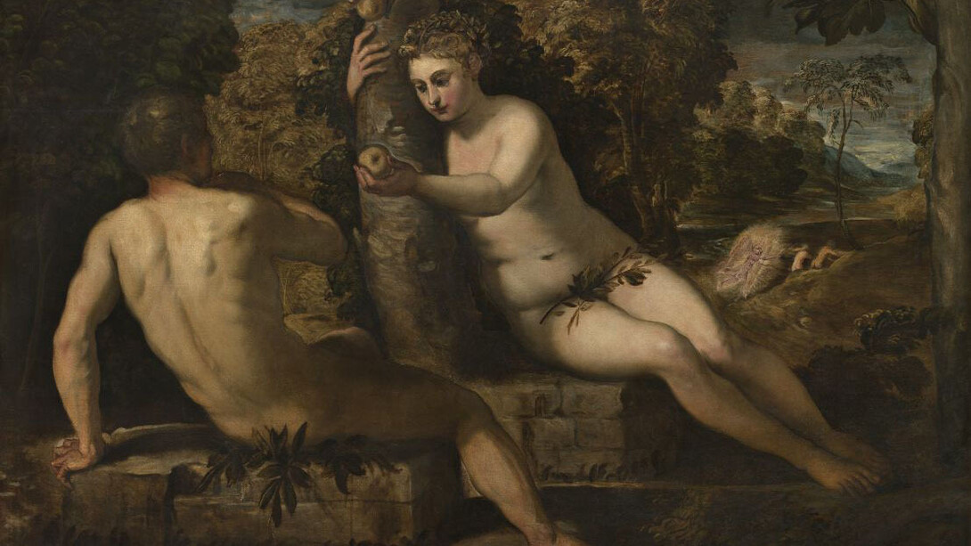 Tintoretto. 'Il peccato originale'