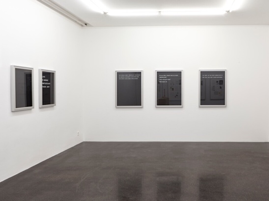 Il fait beau aujourd'hui, Exhibition view. Courtesy of Barbara Gross 