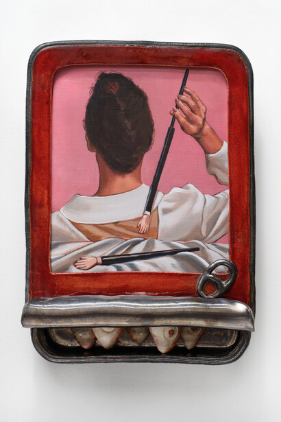 Stephanie Temma Hier, Mother plays games, 2024. Courtesy of Lyles & King Gallery