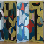 Kamrooz Aram, Untitled (Paravent) (detail), 2024. Courtesy of Green Art Gallery