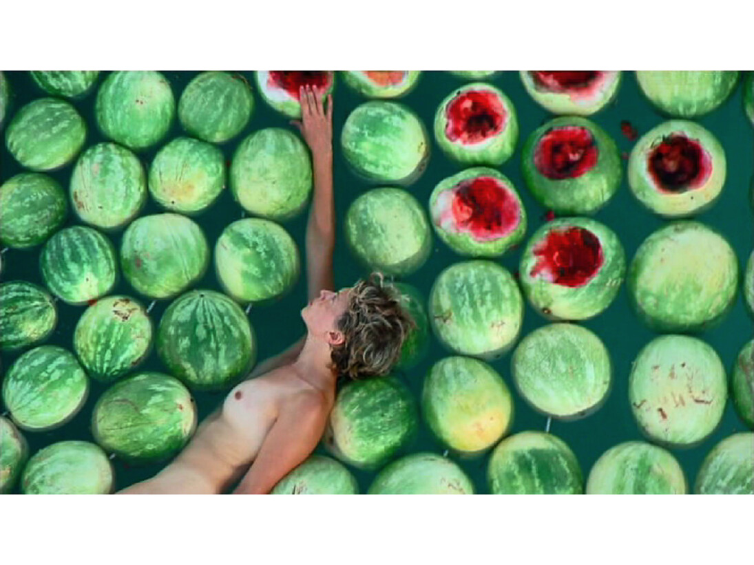 Sigalit Landau (b. 1969, Jerusalem, Israel), DeadSee, 2005, Video, 11:39 min. loop, silent, Courtesy of the artist.