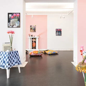 Philip Grözinger, Manntje, Manntje, Timpe Te, ausstellungsansicht. Mit freundlicher genehmigung der Galerie Kornfeld