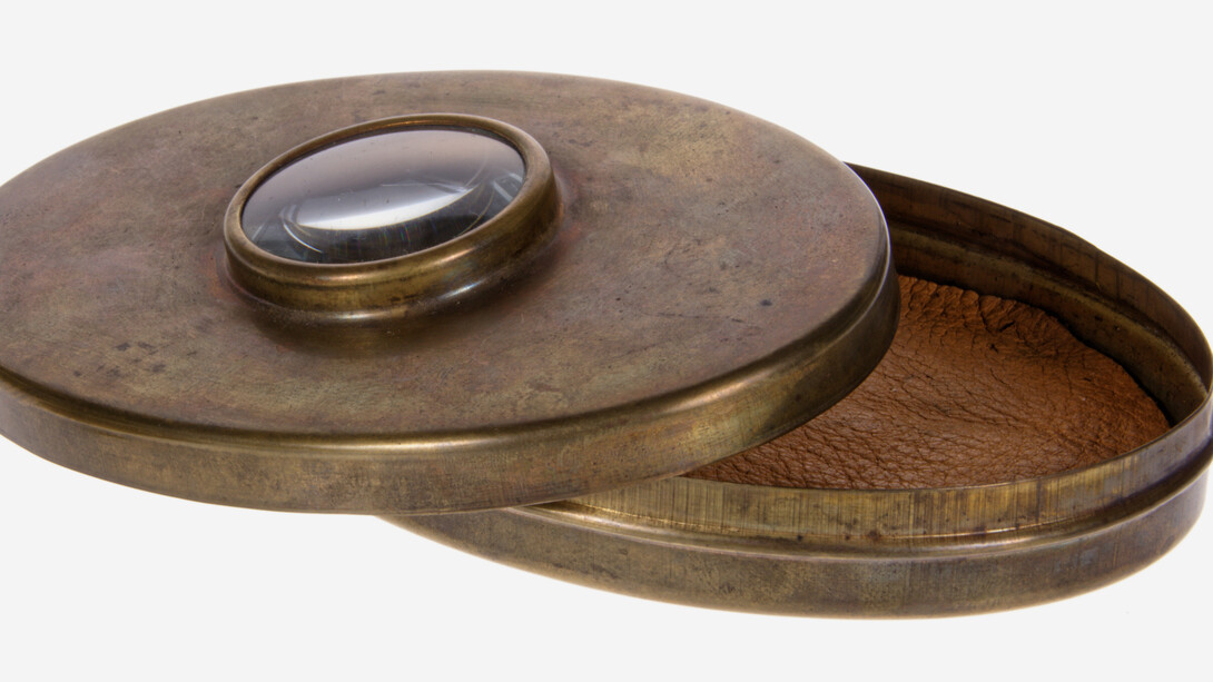 Zunderdose mit Brennlinse, Deutschland, frühes 19. Jh. Mit freundlicher Genehmigung des Museums für Kunst und Gewerbe Hamburg