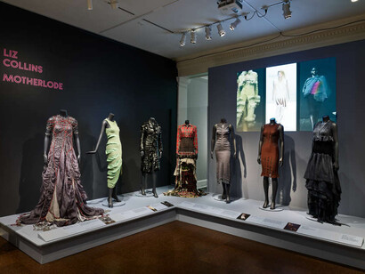 Liz Collins, Motherlode, exhibition view. Courtesy of Risd Museum