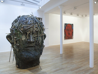 Jim Dine, Exhibition view. Courtesy of galerie Templon