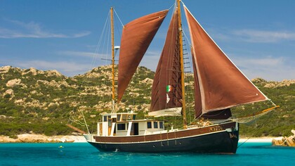 A gentle sail on a sunny day in Capo d'Orso, Sardinia is one of many features in the area