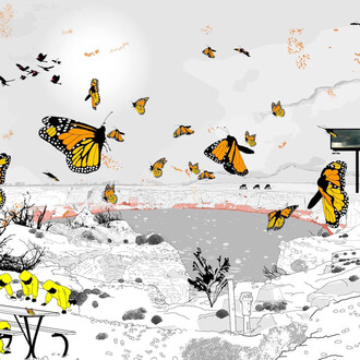 Marina Zurkow, Mesocosm (Wink, TX) (detail), 2012. Courtesy of Blanton Museum