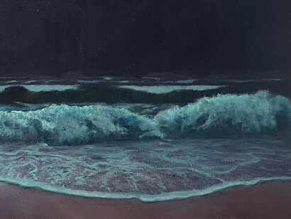 Mark Harrison, Out of the blue, 2024. Courtesy of Abend Gallery