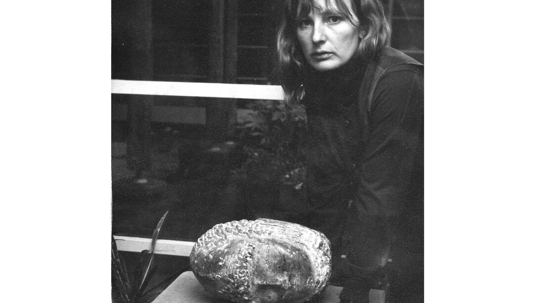 Gerda Frömel, Gerda working on Head, 1969, Irish Museum of Modern Art