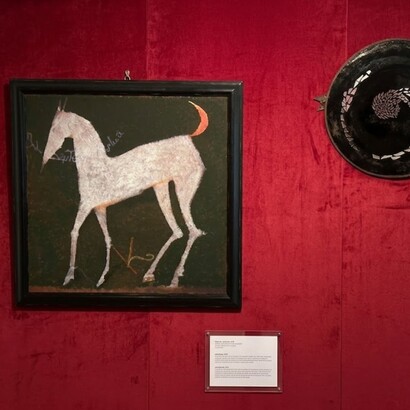 Foto di Gerardo La Mattina, libera interpretazione della mostra di Mariella Busi De Logu, “In un’aria diversa, Teodorico”