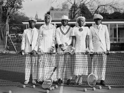 Andile Buka, Sartist Sport, Yeoville Tennis Club, 2014, Courtesy the Artist