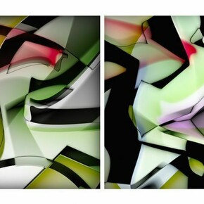 Thomas Ruff, 2013, C-print, in two parts, Each panel: 94 1/2 x 72 7/8 inches (240 x 185 cm), Edition of 4. © Thomas Ruff. Courtesy of the artist and Gagosian Gallery