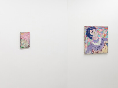 Ross Taylor, Divine cargo, exhibition view. Courtesy of Galerie Russi Klenner 