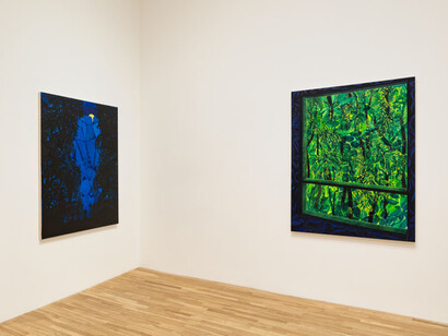 Sarah Gamble, Trip the light fantastic, exhibition view. Courtesy of Derek Eller Gallery